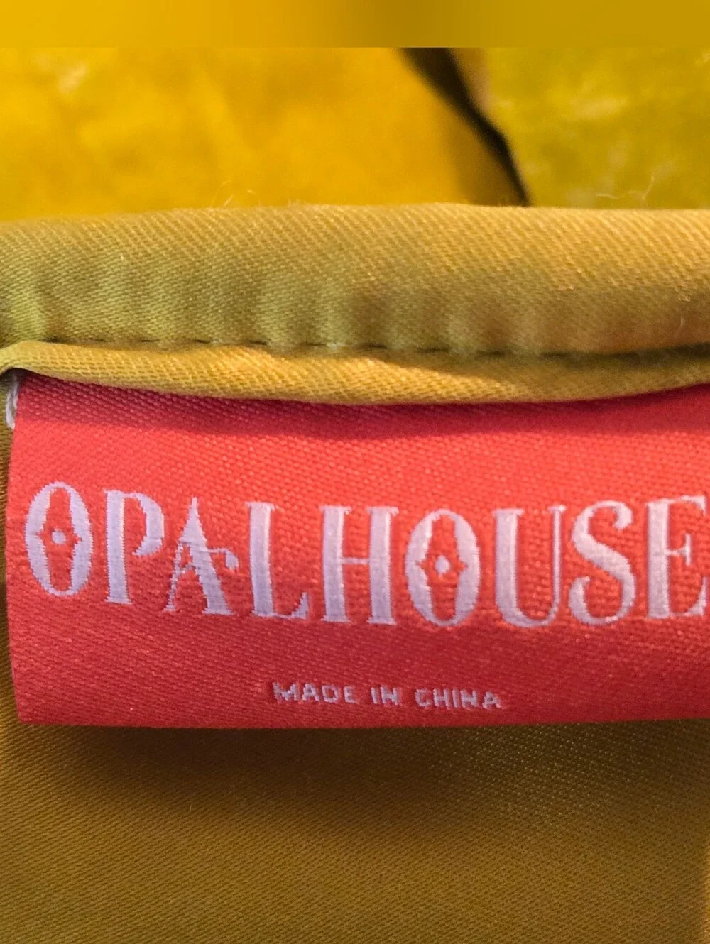 Opalhouse Velvet Stitch Quilt Citron Twin